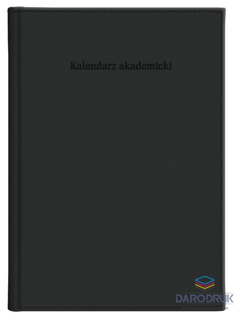 Wokół Nas Kalendarz nauczyciela książkowy (terminarz) akademicki Vivella czarny A5 143mm x 204mm Wokół Nas (A5TA071B)