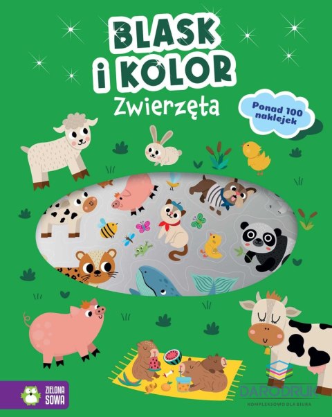 Zielona Sowa Książka dla dzieci Blask i kolor. Zwierzęta Zielona Sowa