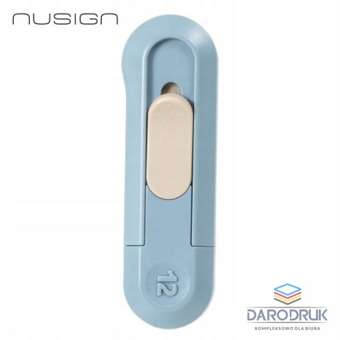 Argo Nóż biurowy mini niebieski 12mm Argo (ENS065-BL)