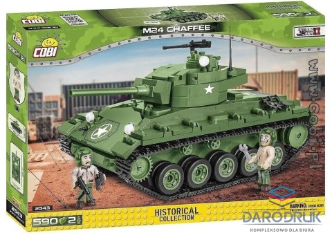 Cobi Klocki plastikowe HC WWII M24 Chaffee Cobi (2543)