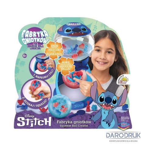 Cobi Zestaw kreatywny dla dzieci Squeez Ball fabryka gniotków Stitch Cobi (08621)