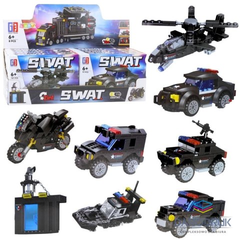 Lean Klocki konstrukcyjne pojazdy SWAT 2w1 MIX Lean (23584)