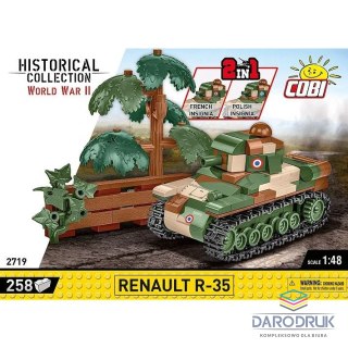 Cobi Klocki konstrukcyjne Czołg Renault R-35 258el. Cobi (2719)