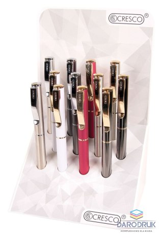 Cresco Długopis wielkopojemny Classic wkład niebieski 1,0mm Cresco (830021)