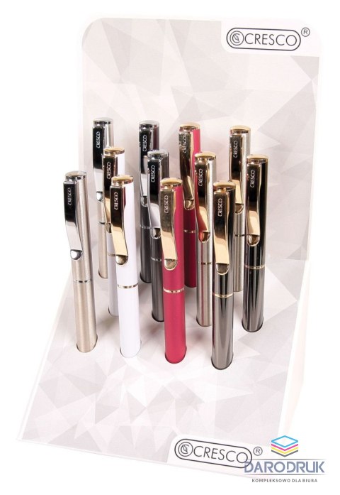 Cresco Długopis wielkopojemny Classic wkład niebieski 1,0mm Cresco (830021)