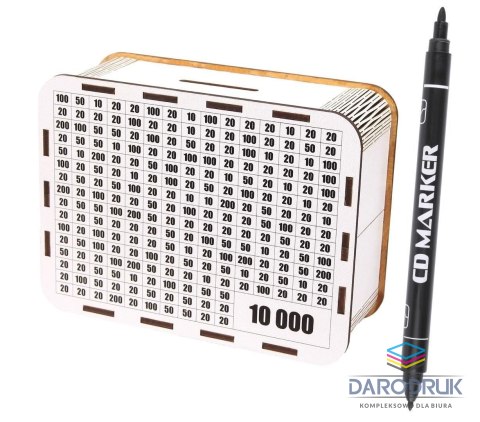 Cresco Skarbonka DUZA 10000 marker drewniana Cresco (224029)