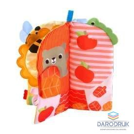 Fisher Price Książeczka edukacyjna Miękka książeczka sensoryczna - Pory roku Fisher Price (JKP53)