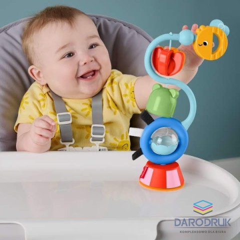 Fisher Price Zabawka edukacyjna Sensoryczna zabawka z przyssawką Wesołe odgłosy Fisher Price (JHB46)