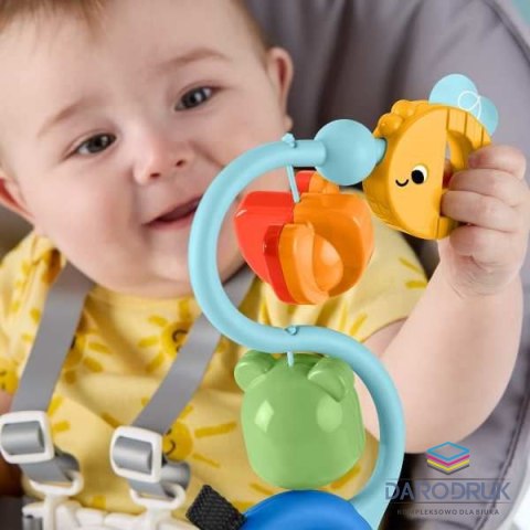 Fisher Price Zabawka edukacyjna Sensoryczna zabawka z przyssawką Wesołe odgłosy Fisher Price (JHB46)