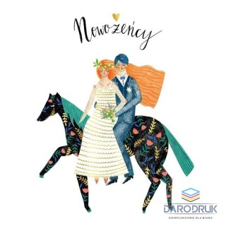 Henry Kartka składana B6 KARNET B6 Ślub kon Henry (5907465661737)