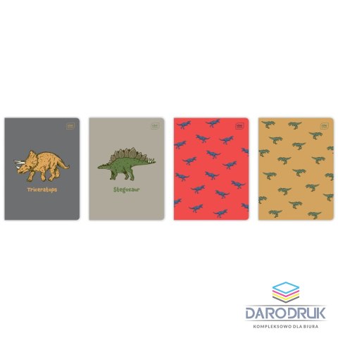 Interdruk Zeszyt A5 DINOZAURUS A5 32k kol.3= 32k. 70g linia kolor Interdruk (5902277326751)