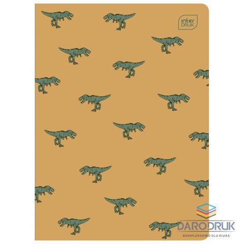 Interdruk Zeszyt A5 DINOZAURUS A5 32k kol.3= 32k. 70g linia kolor Interdruk (5902277326751)
