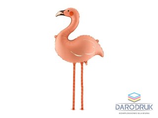 Partydeco Balon foliowy Flaming koralowy 65x67cm Partydeco (FB421)