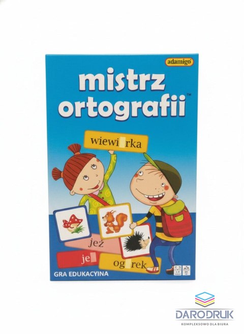 Adamigo Gra pamięciowa MISTRZ ORTOGRAFII Adamigo