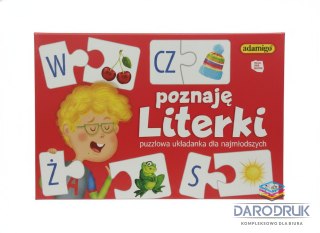 Adamigo Puzzle poznaje literki 30 el. Adamigo