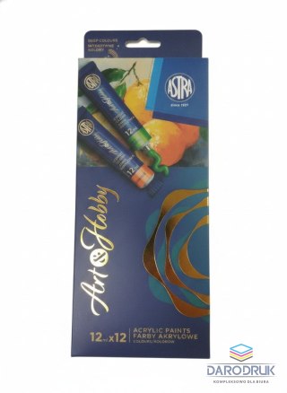 Astra Art&hobby Farba akrylowa zestaw kolor: mix 12ml Astra Art&hobby (602124004)