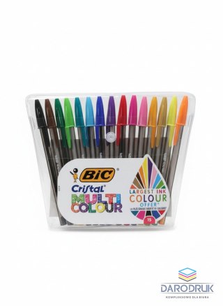 Bic Długopis MULTICOLOUR Cristal 15k wkład mix 0,4mm Bic (964899)