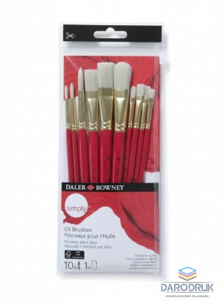Daler Rowney Pędzel Oil 10 szt Daler Rowney (216640110)