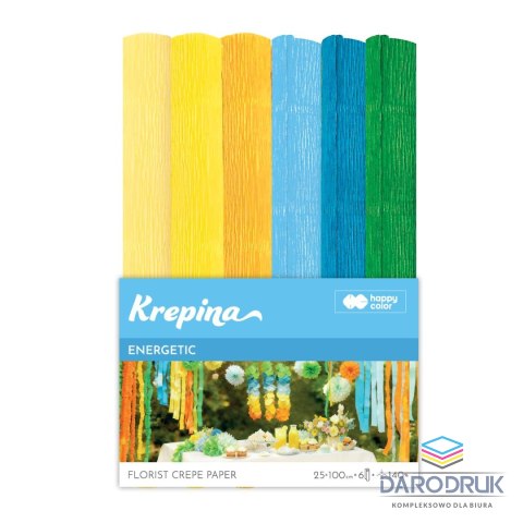 Happy Color Bibuła krepina (mix) Happy Color (HA 3650 2510-MIX EN)