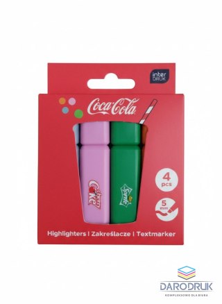 Interdruk Zakreślacz COCA COLA mix 1 wkład mix Interdruk (4 szt mix)