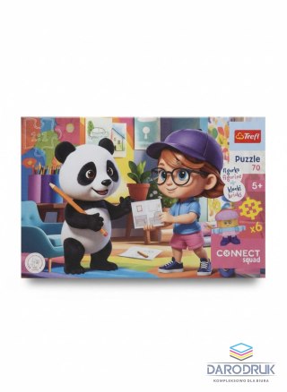 Trefl Puzzle Connect Amy 70, 100 el. Trefl (53023)