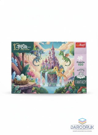 Trefl Puzzle Trefliki Rycerz Treflik i smoki 100 el. Trefl (16576)