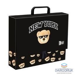 Unipap Teczka kartonowa na zatrzask NYC Mood A4 różne Unipap
