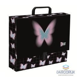 Unipap Teczka kartonowa na zatrzask Pastel Butterfly A4 mix Unipap