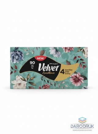 Velvet Chusteczki higieniczne 4W Excellence 90 szt Velvet