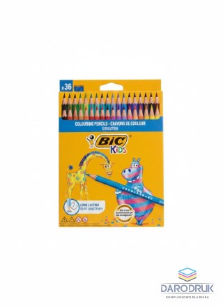 Bic Kids Kredki świecowe 36 KOL 36 kol. Bic Kids (9505262)