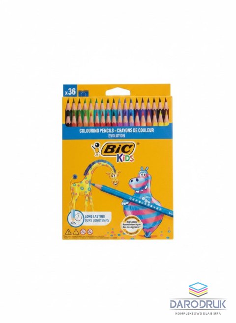 Bic Kids Kredki świecowe 36 KOL 36 kol. Bic Kids (9505262)