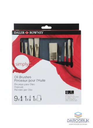 Daler Rowney Pędzel Oil 10 szt Daler Rowney (216646010)