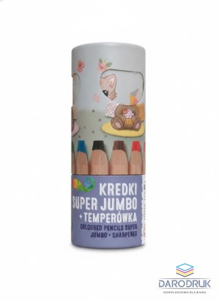 Kidea Kredki ołówkowe 8 kol. Kidea (KSJ8KTKA)