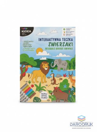 Kidea Zabawka interaktywna Interaktywna teczka zwierzaki Kidea (ITUZKA)