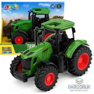 Lean Traktor Rolniczy Farmerski Gospodarski Gumowe Koła Zielony 1:24 Lean (29784)