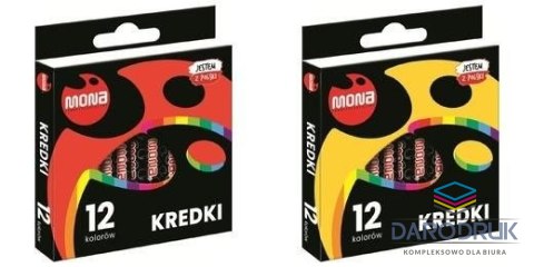 Mona Kredki ołówkowe 12 kol 12 kol. Mona
