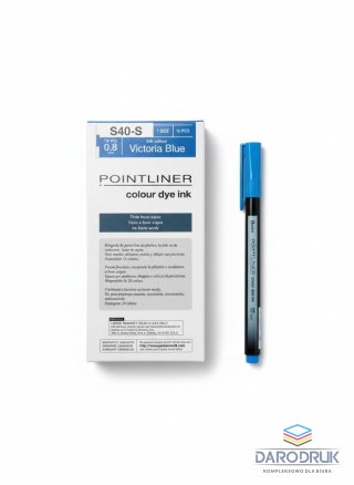 Pentel Cienkopis kreślarski POINTLINER wkład błękitny 0,4mm 1kol. Pentel (S40-S)