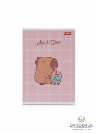 Unipap Zeszyt A5 Capybara Mood 32k. 70g podwójna linia kolor Unipap