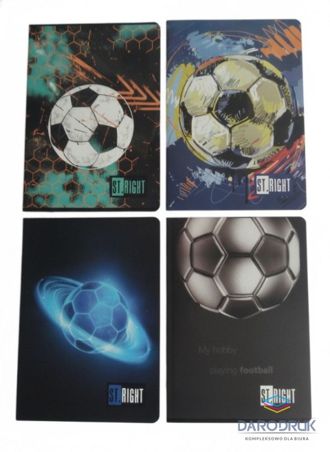 Unipap Zeszyt A5 FOOTBALL ENERGY 32k. 70g krata Unipap