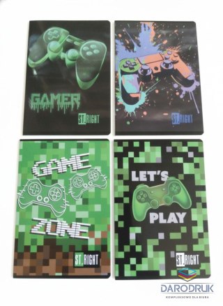 Unipap Zeszyt A5 GAME ZONE 32k. 70g krata Unipap