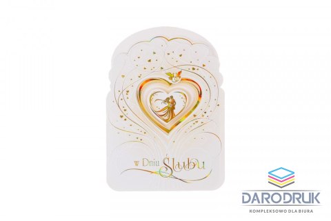 Ab Card Kartka składana A5 Ślub Ab Card (XL)