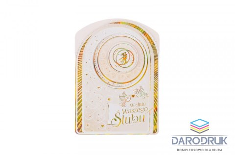 Ab Card Kartka składana A5 Ślub Ab Card (XL)