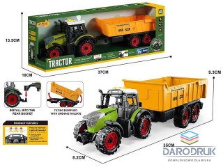 Adar Traktor z przyczepą, światło i dźwięk Adar (633322)