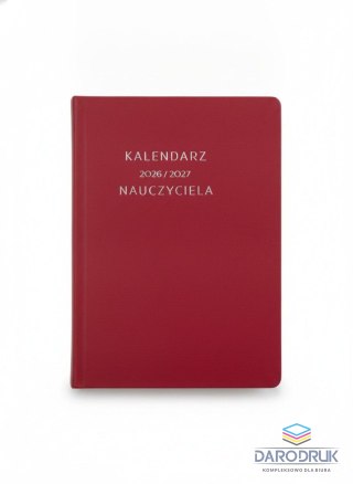 Antra Kalendarz książkowy (terminarz) TDW nauczyciela A5 Antra (bordowy)