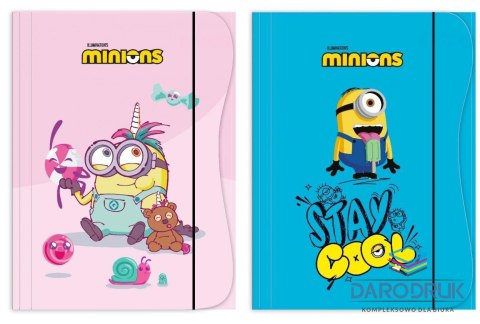 Beniamin Teczka kartonowa na gumkę Minionki Kids A4 mix Beniamin (62288)