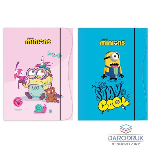 Beniamin Teczka kartonowa na gumkę Minionki Kids A4 mix Beniamin (62288)