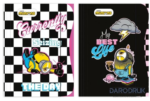 Beniamin Teczka kartonowa na gumkę Minionki A4 mix 270g Beniamin (62509)