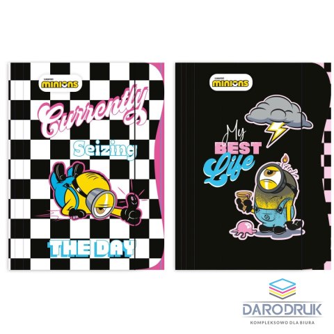 Beniamin Teczka kartonowa na gumkę Minionki A4 mix 270g Beniamin (62509)