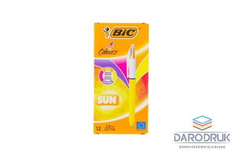 Bic Długopis wielofunkcyjny standardowy SUN 4 kolory wkład mix Bic (982871)