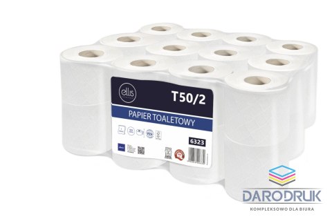Ellis Papier toaletowy Professional 2 warstwowy kolor: biały 24 szt Ellis (6323)